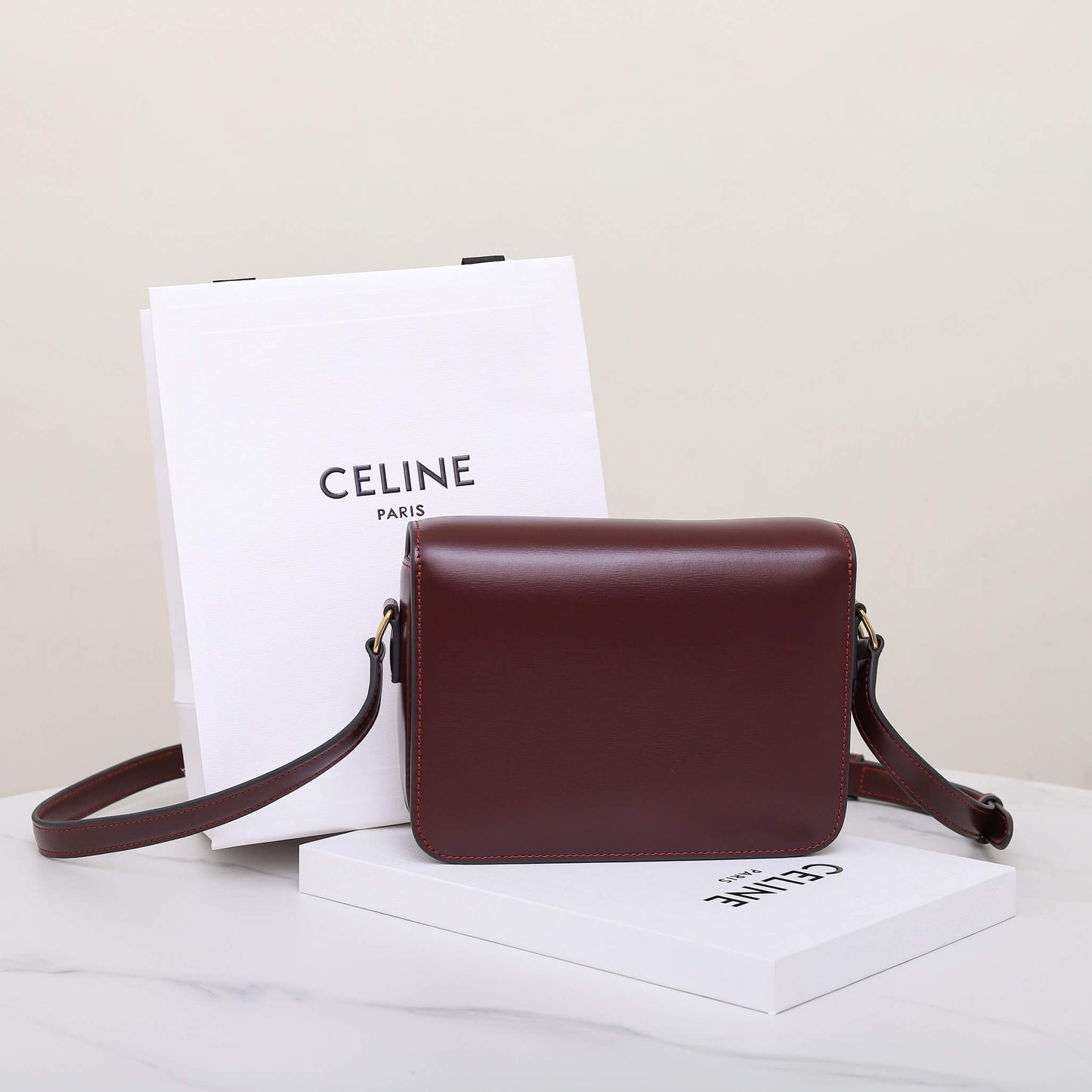 CELINE TEEN TRIOMPHE handbag(HIGH-END GRADE)