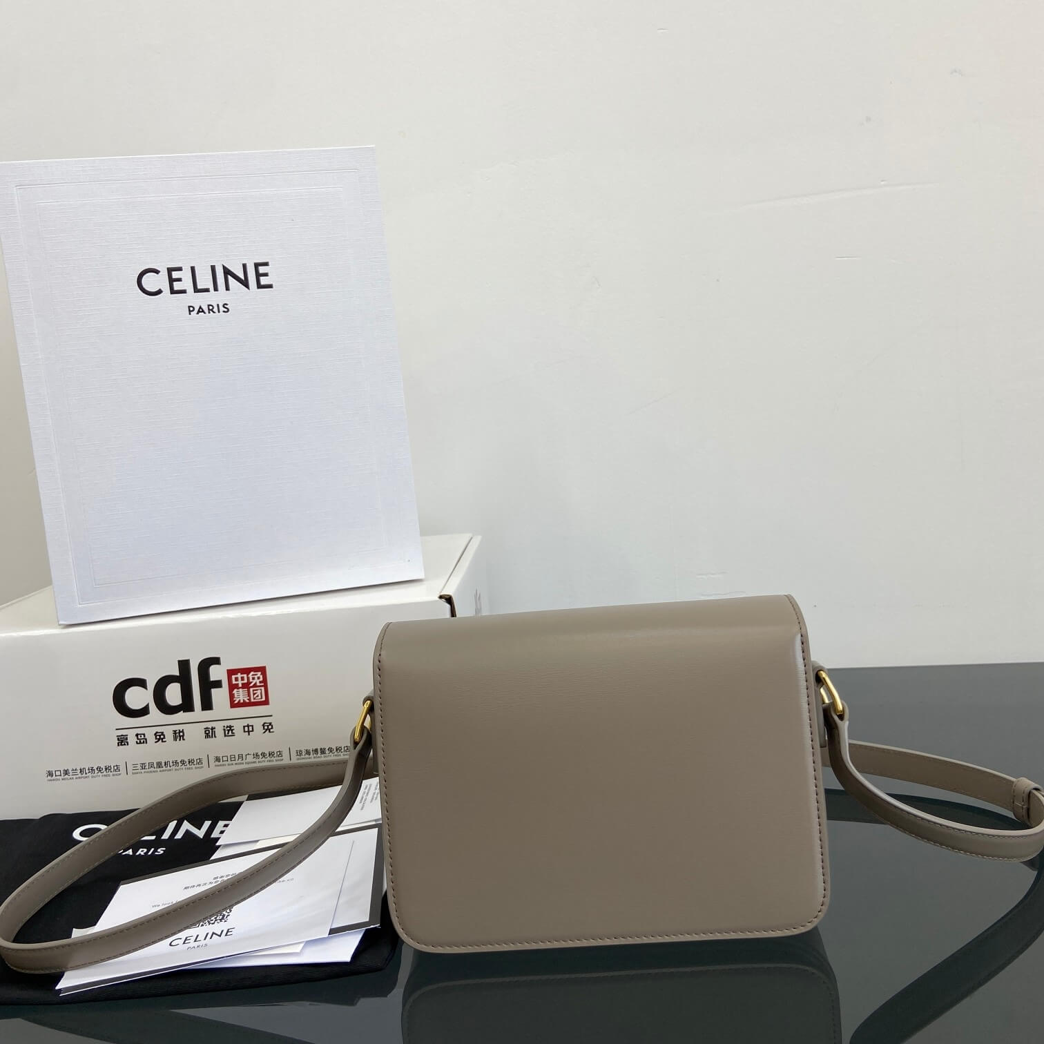 CELINE TEEN TRIOMPHE handbag(HIGH-END GRADE)