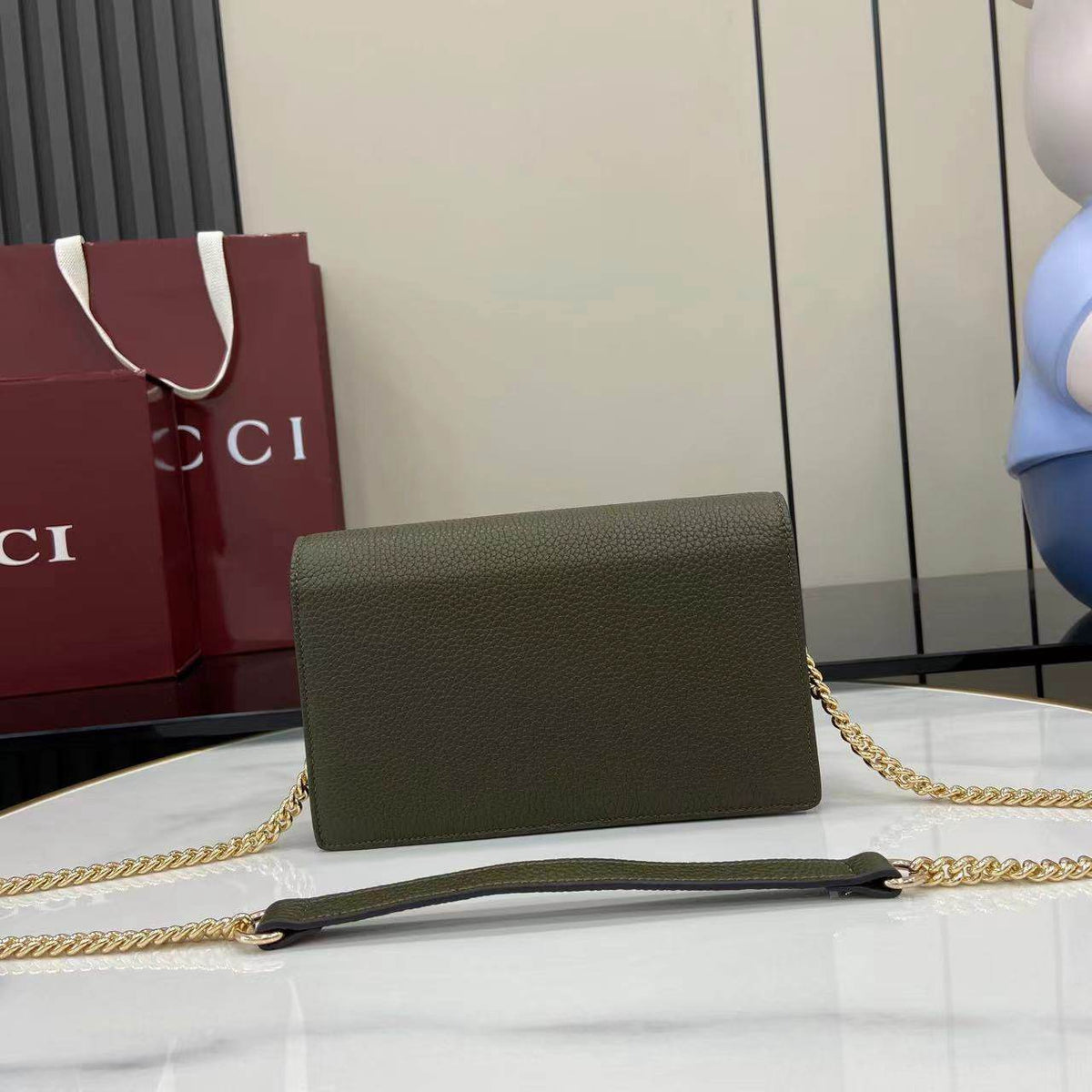 Gucci Horsebit Chain Wallet