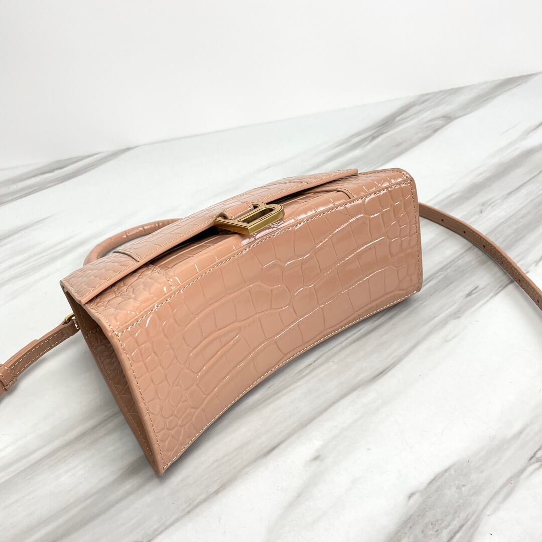 Balenciaga Hourglass Small Crocodile