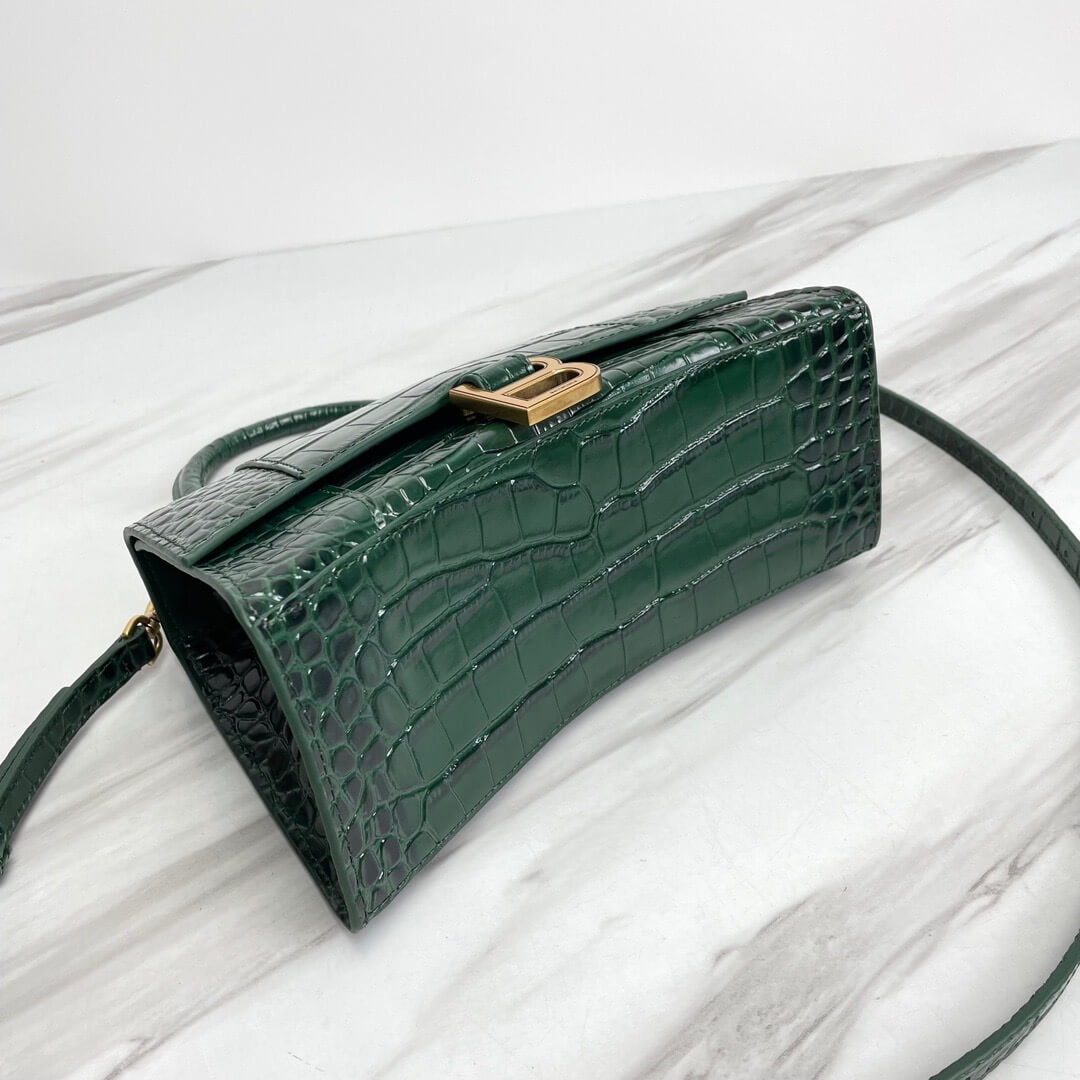 Balenciaga Hourglass Small Crocodile