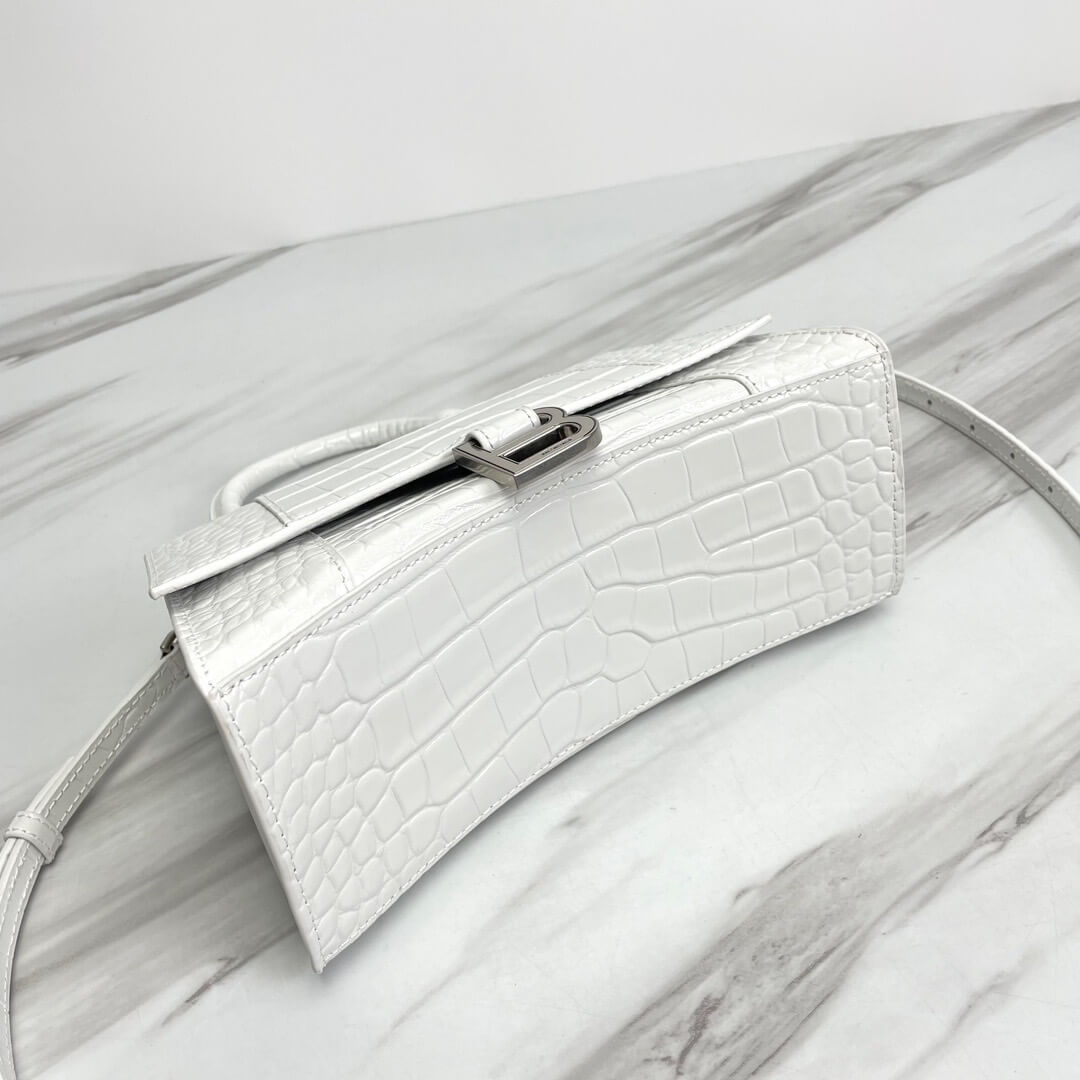 Balenciaga Hourglass Small Crocodile