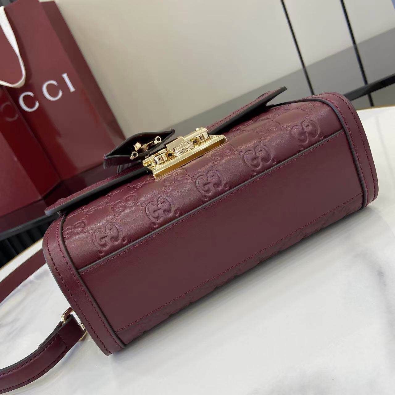 Gucci Padlock small top handle bag