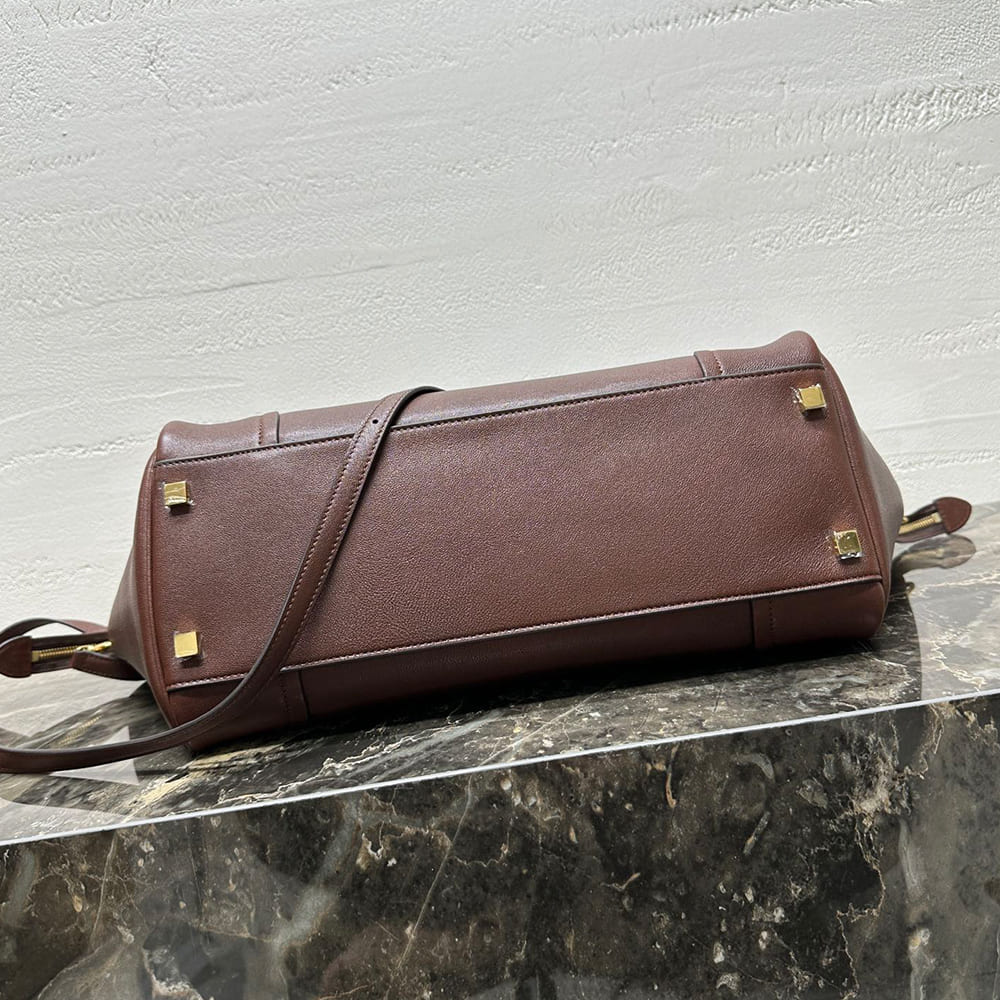 CELINE MEDIUM NEW LUGGAGE IN SUPPLE SHINY LAMBSKIN(HIGH-END GRADE)