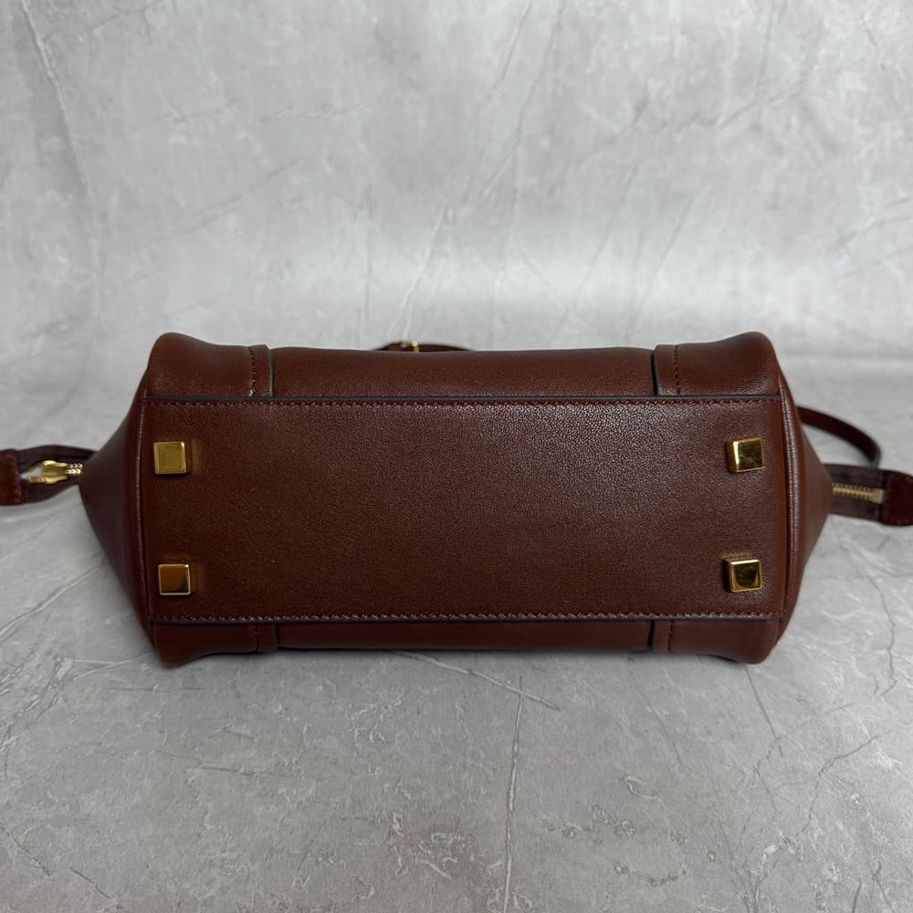 CELINE SMALL NEW LUGGAGE IN SUPPLE SHINY LAMBSKIN(HIGH-END GRADE)