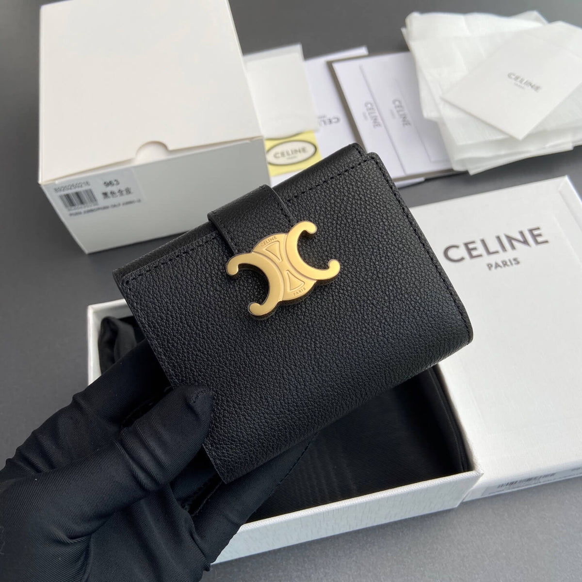 Celine Nino Slim Strap Wallet