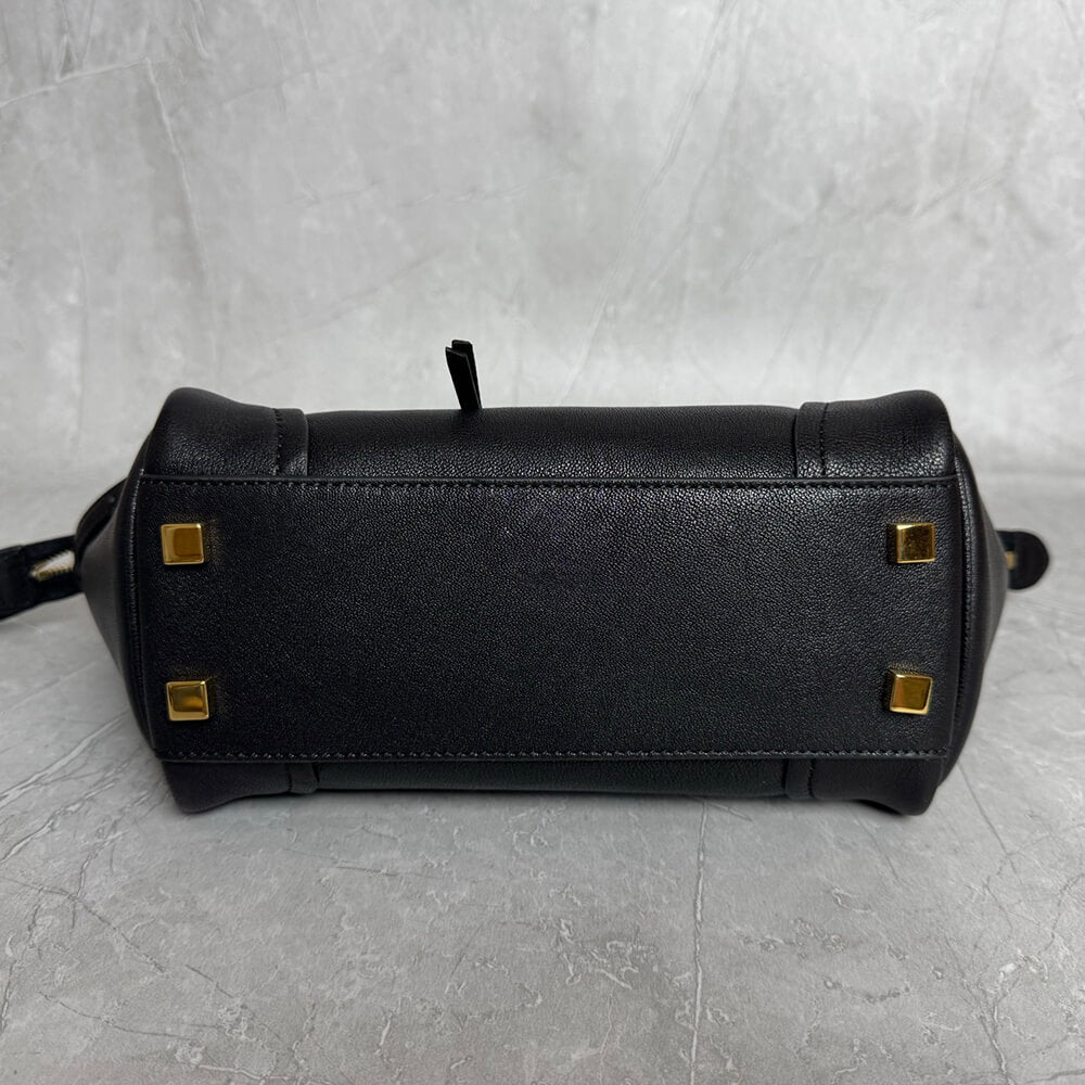Celine small new luggage in supple shiny