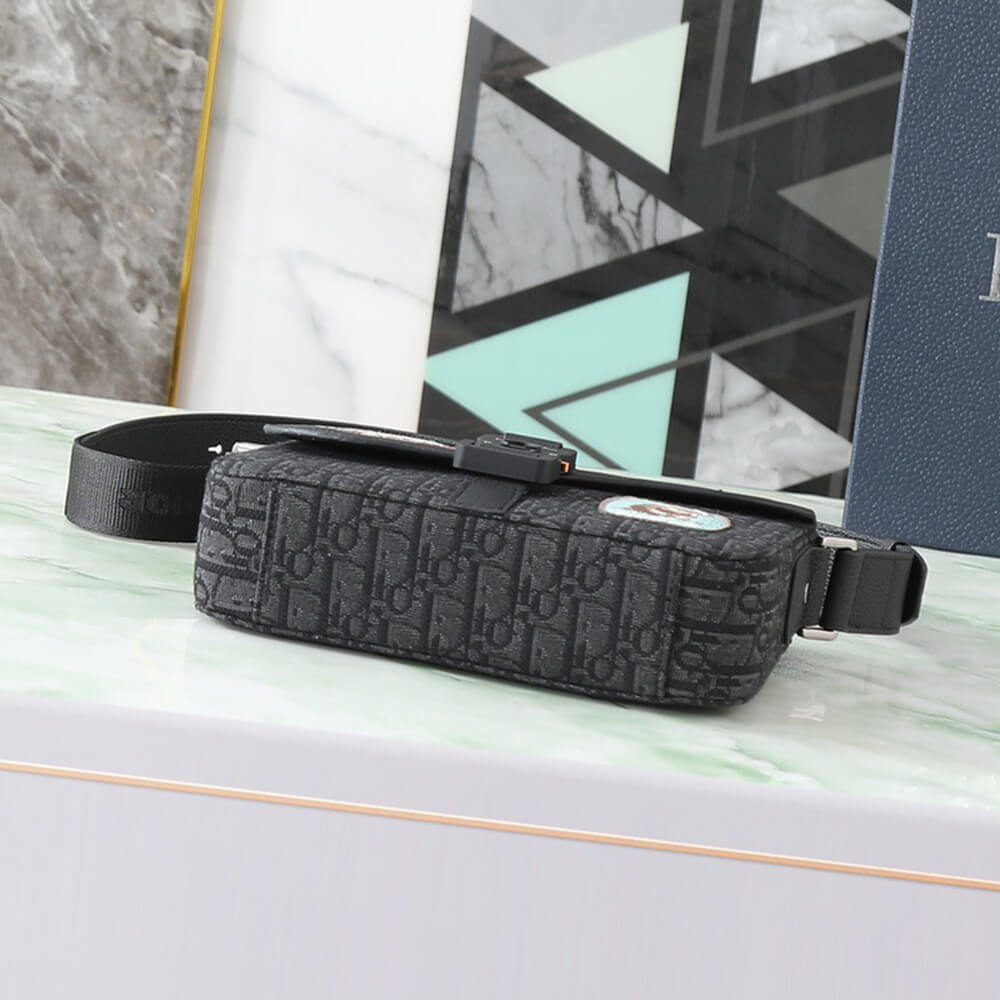 Dior Small Saddle Messenger Bag with Flap