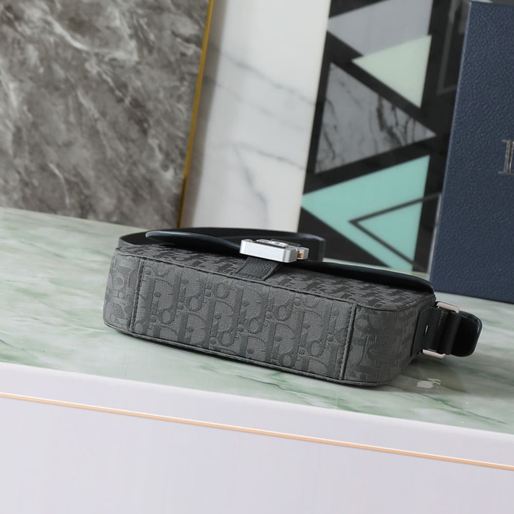 Dior Small Saddle Messenger Bag with Flap