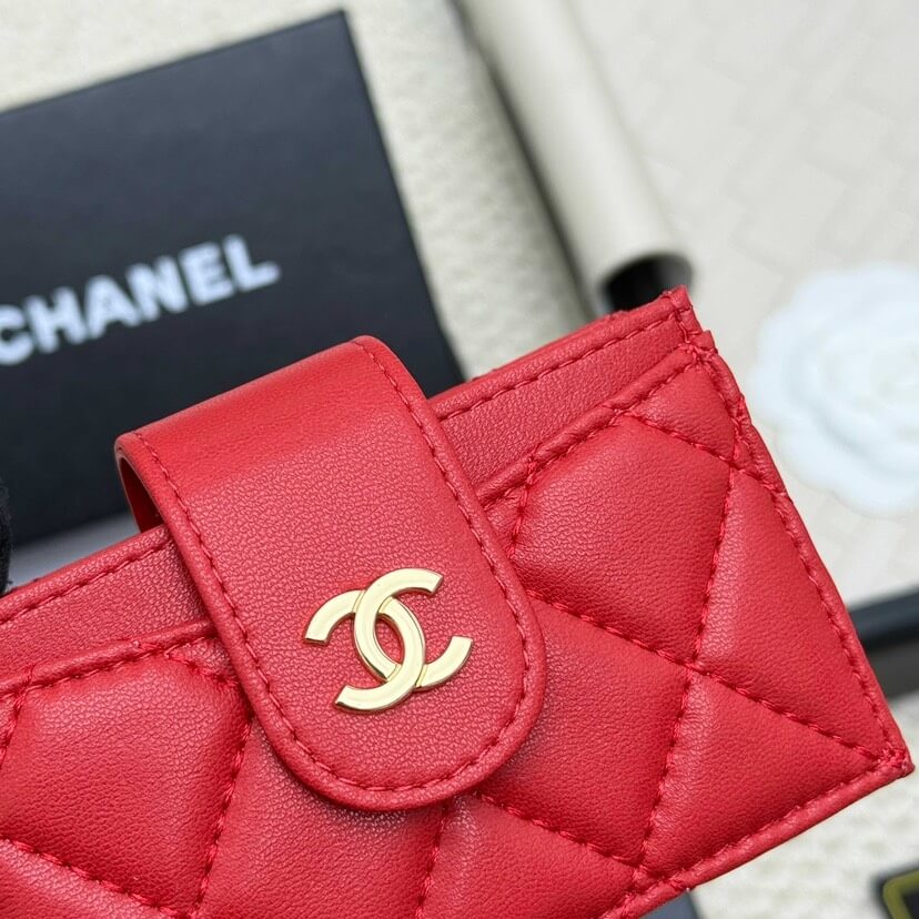 CHANEL Accordion Card Holder