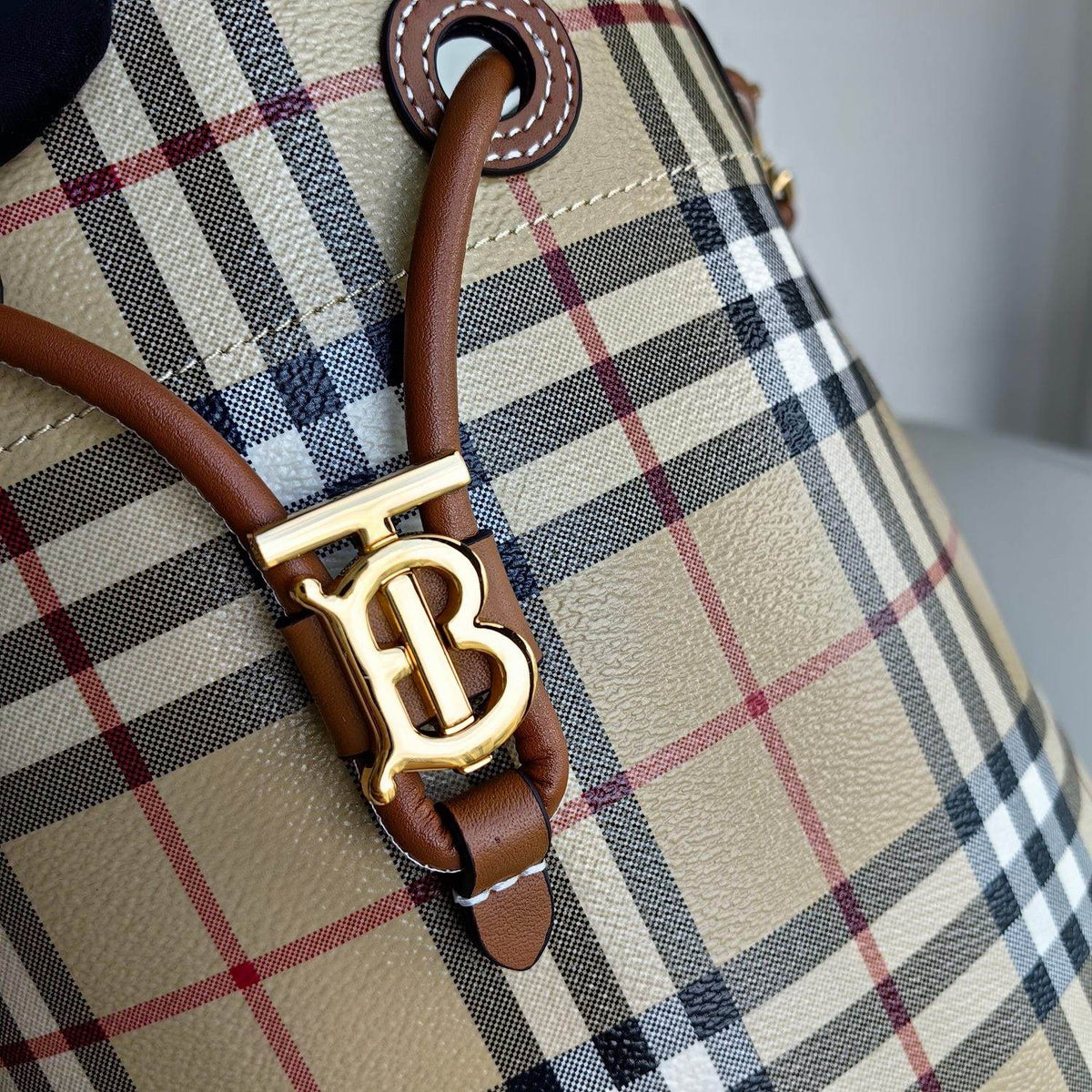 Burberry Small Check Bucket
