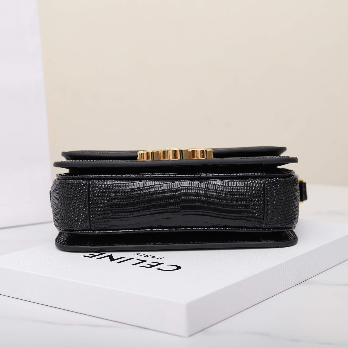 Celine Teen Triomphe Lizard