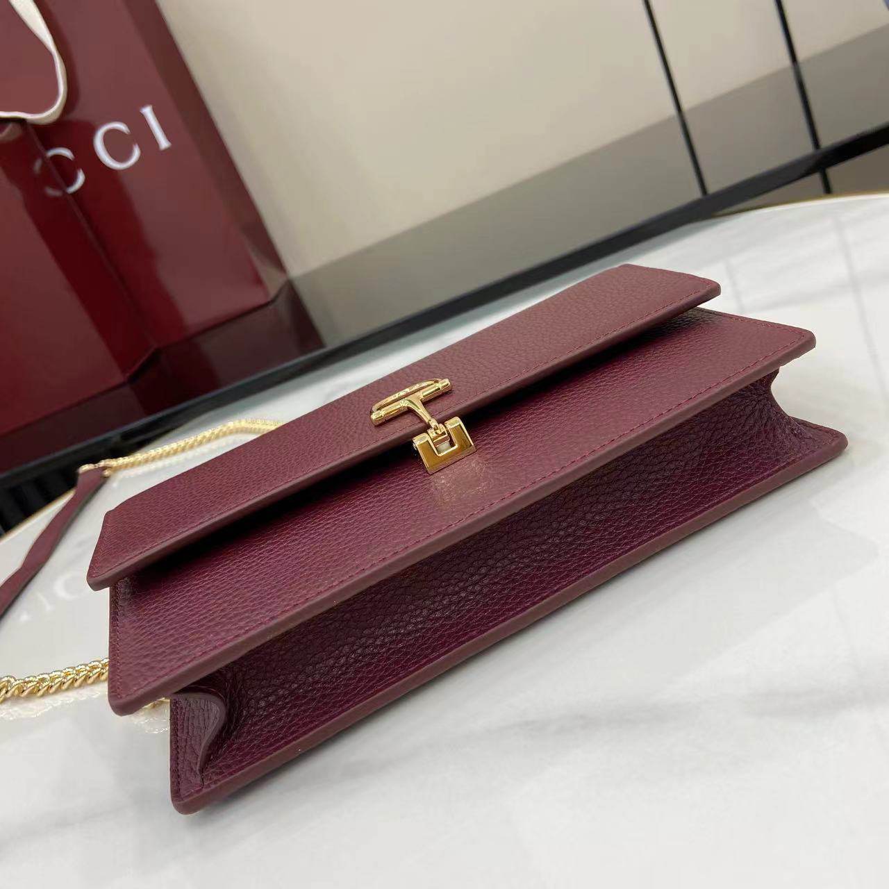 Gucci Horse Bit Chain Wallet