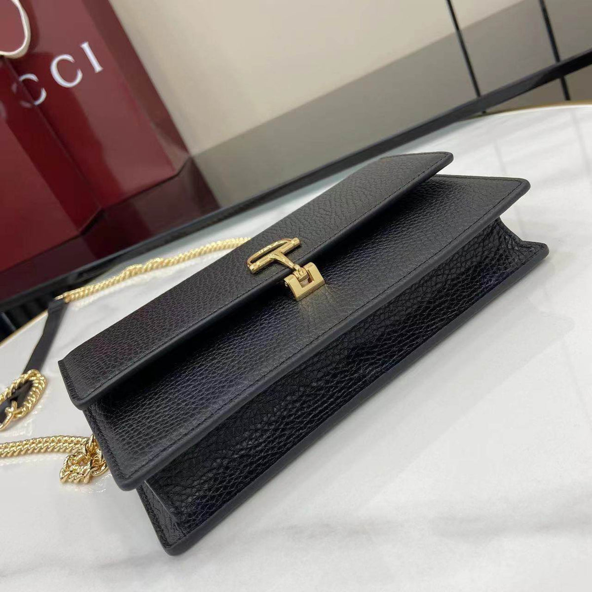 Gucci Horsebit Chain Wallet