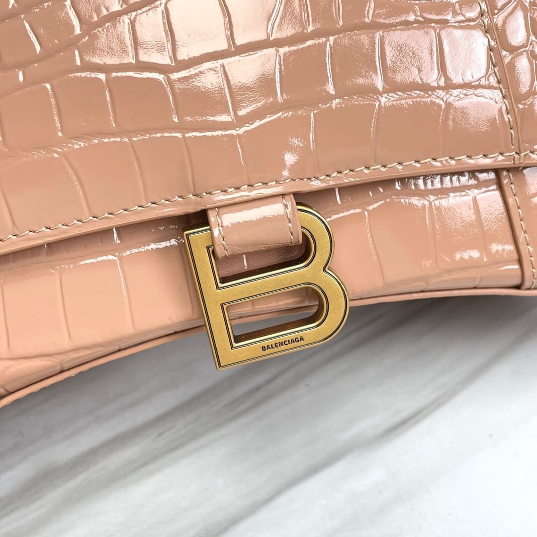 Balenciaga Hourglass Small Crocodile