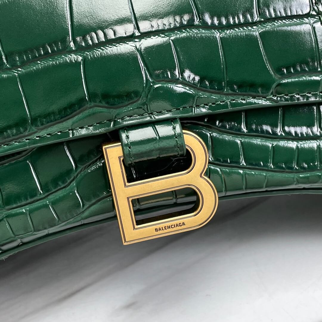 Balenciaga Hourglass Small Crocodile