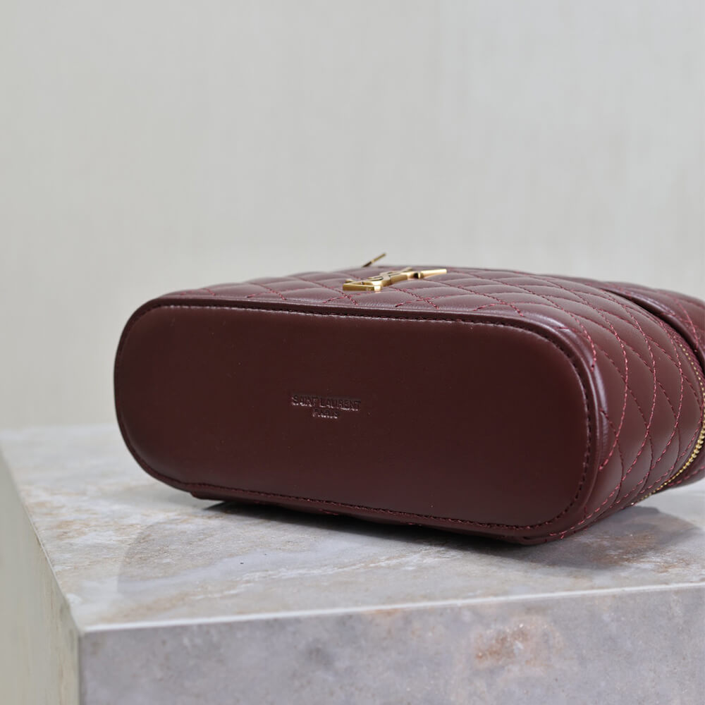 YSL GABY lambskin cosmetic bag