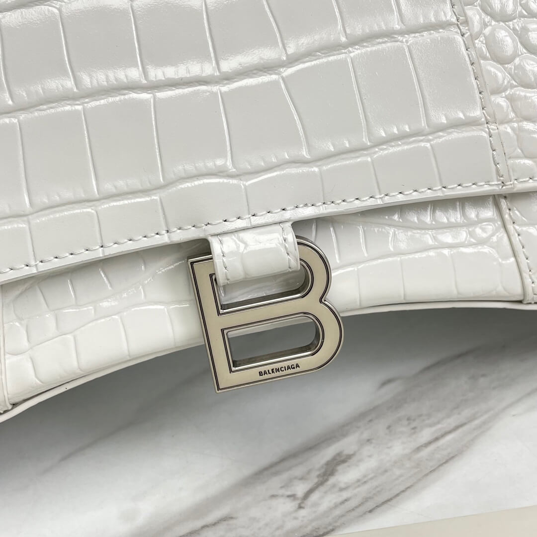 Balenciaga Hourglass Small Crocodile