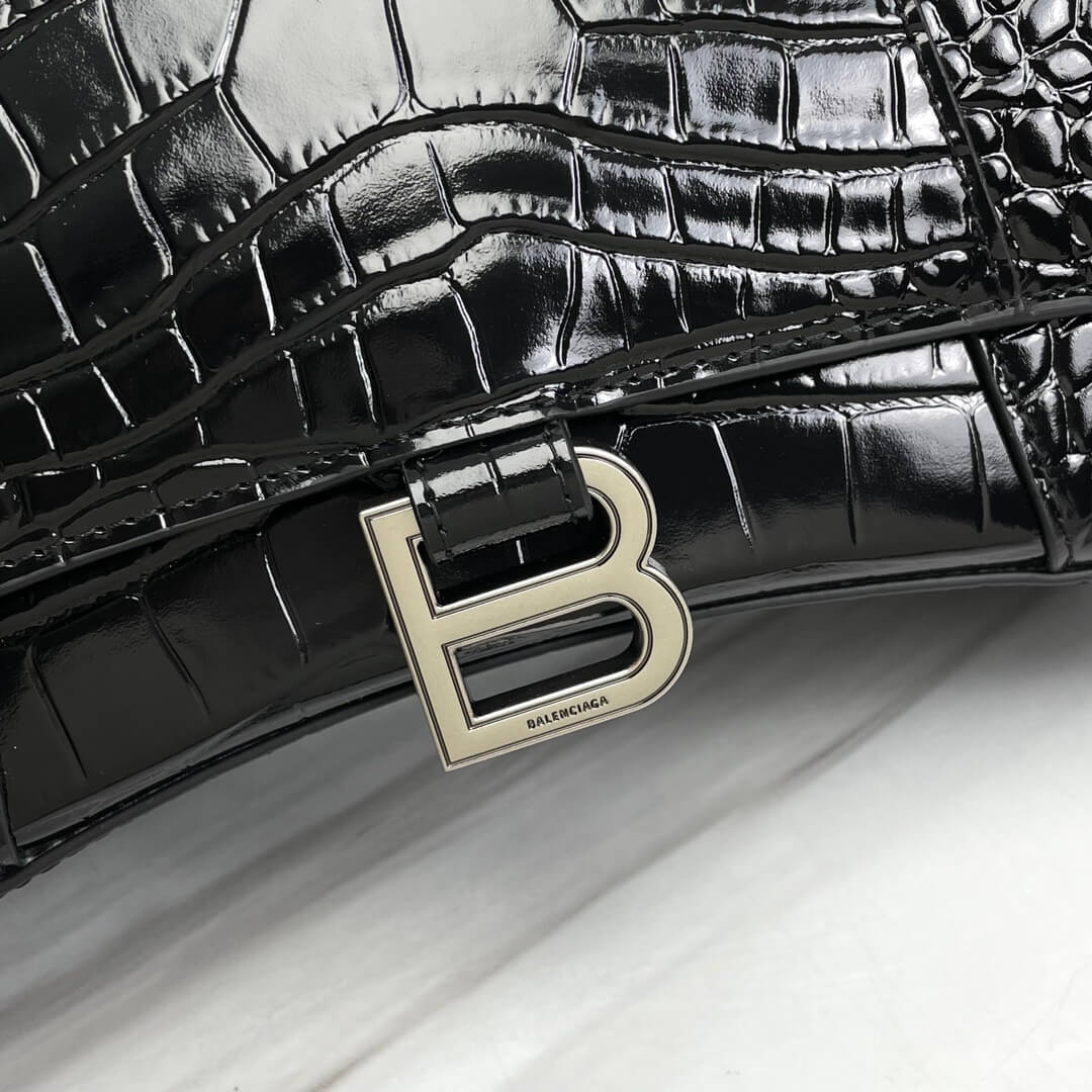 Balenciaga Hourglass Small Crocodile