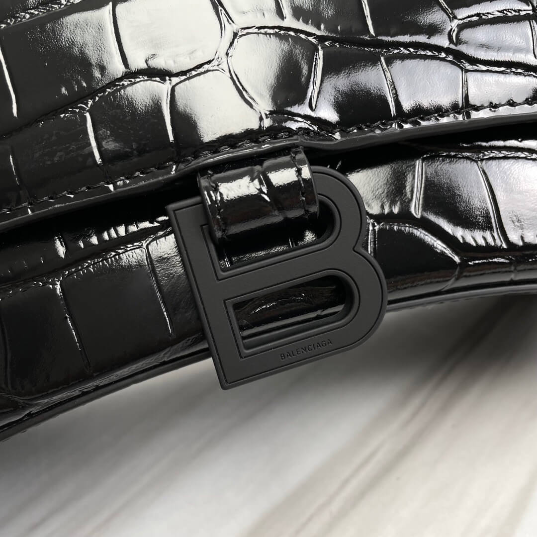 Balenciaga Hourglass Small Crocodile
