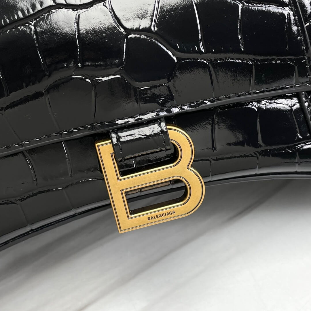 Balenciaga Hourglass Small Crocodile