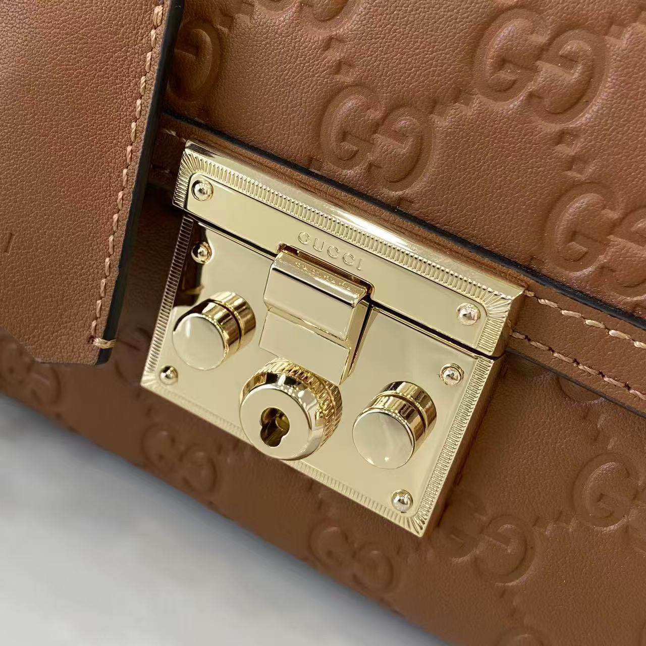 Gucci Padlock small top handle bag