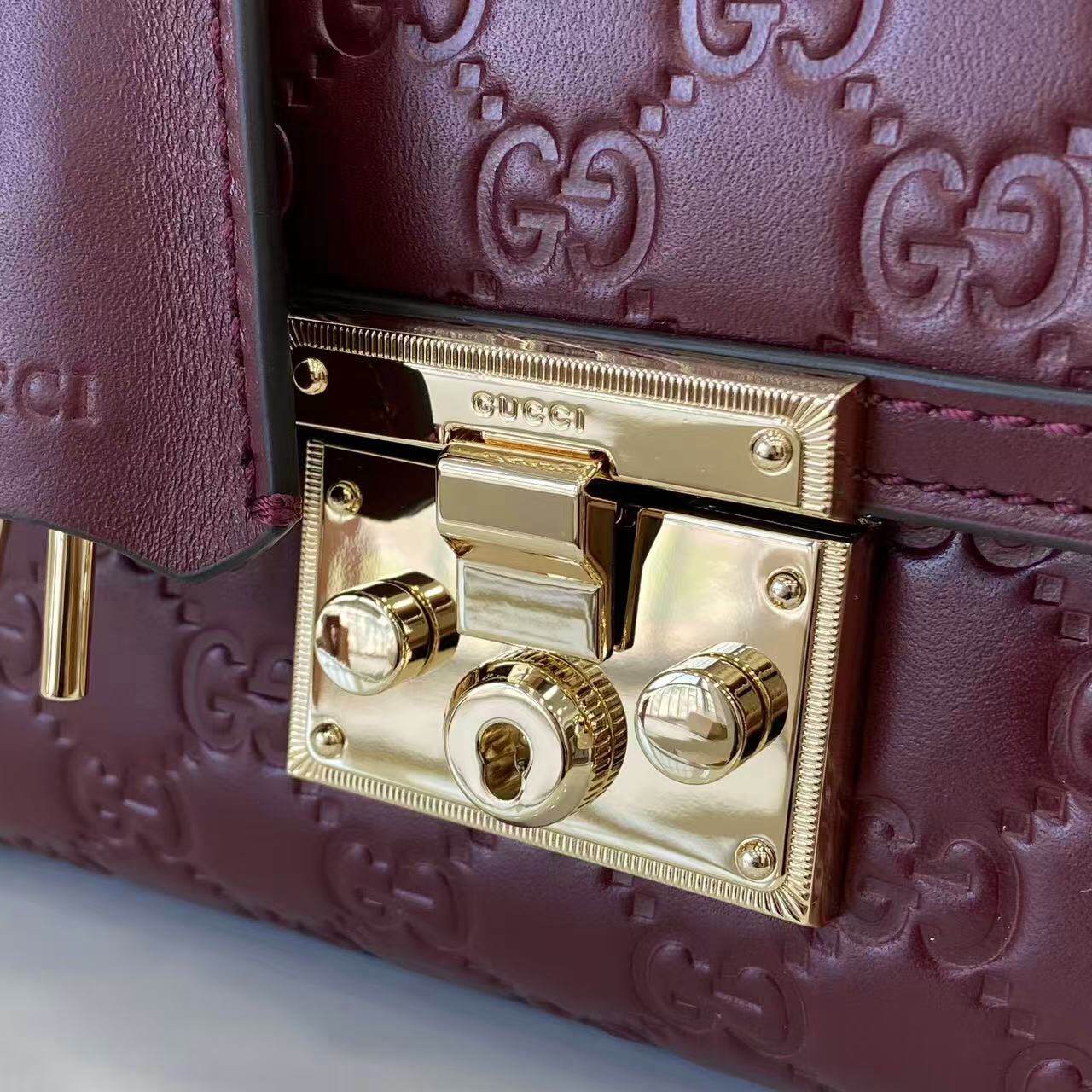 Gucci Padlock small top handle bag