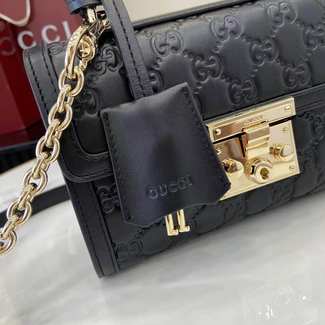 Gucci Padlock small top handle bag