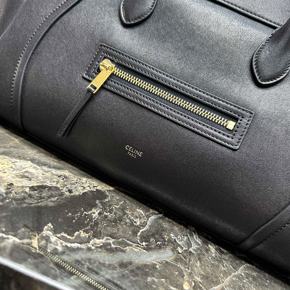 CELINE MEDIUM NEW LUGGAGE IN SUPPLE SHINY LAMBSKIN(HIGH-END GRADE)