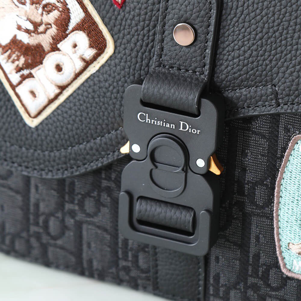 Dior Small Saddle Messenger Bag with Flap