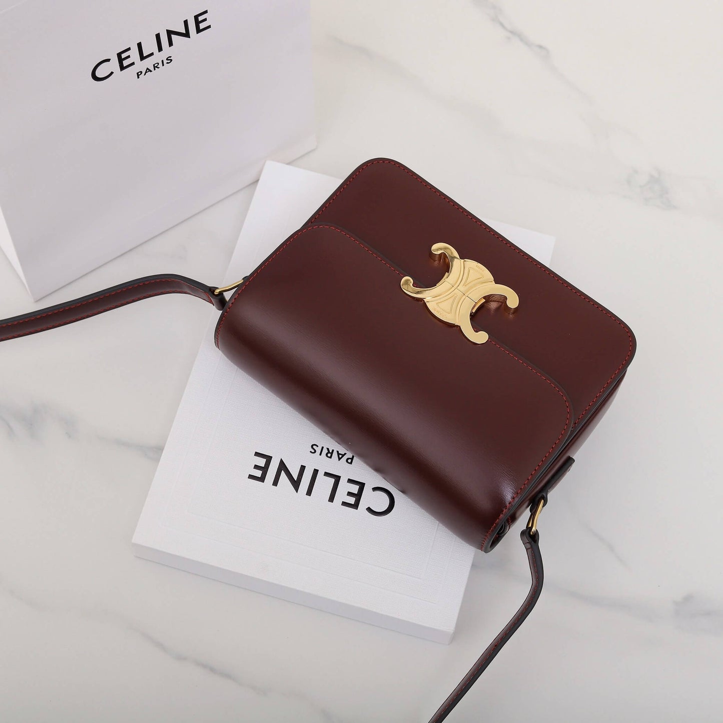 CELINE TEEN TRIOMPHE handbag(HIGH-END GRADE)