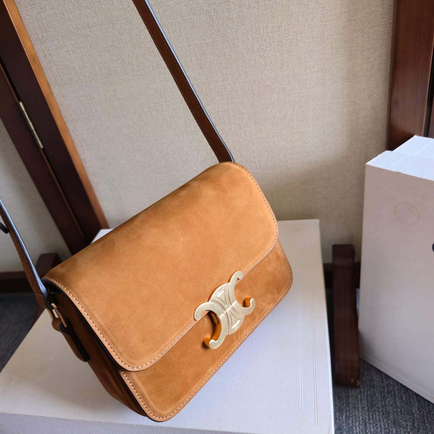 CELINE TEEN TRIOMPHE handbag(HIGH-END GRADE)