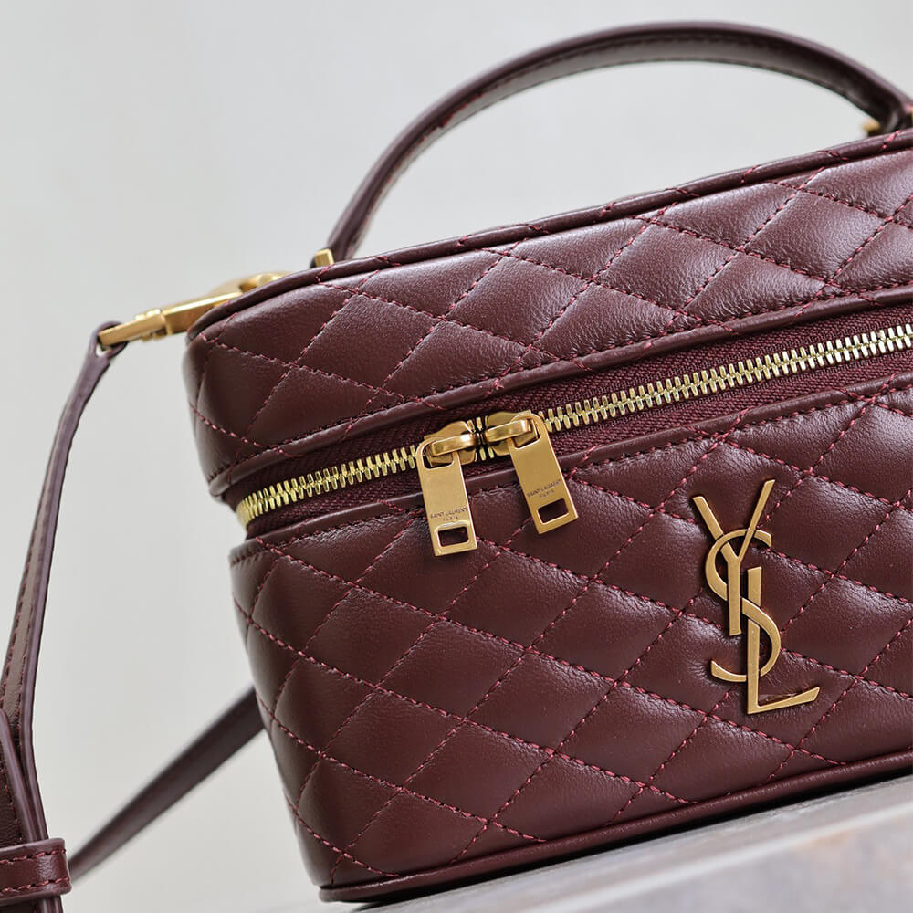 YSL GABY lambskin cosmetic bag