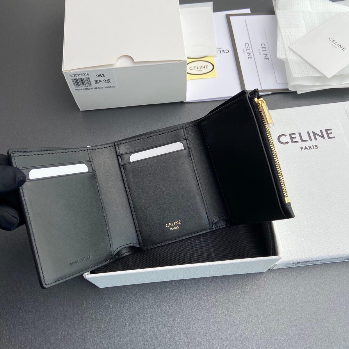Celine Nino Slim Strap Wallet