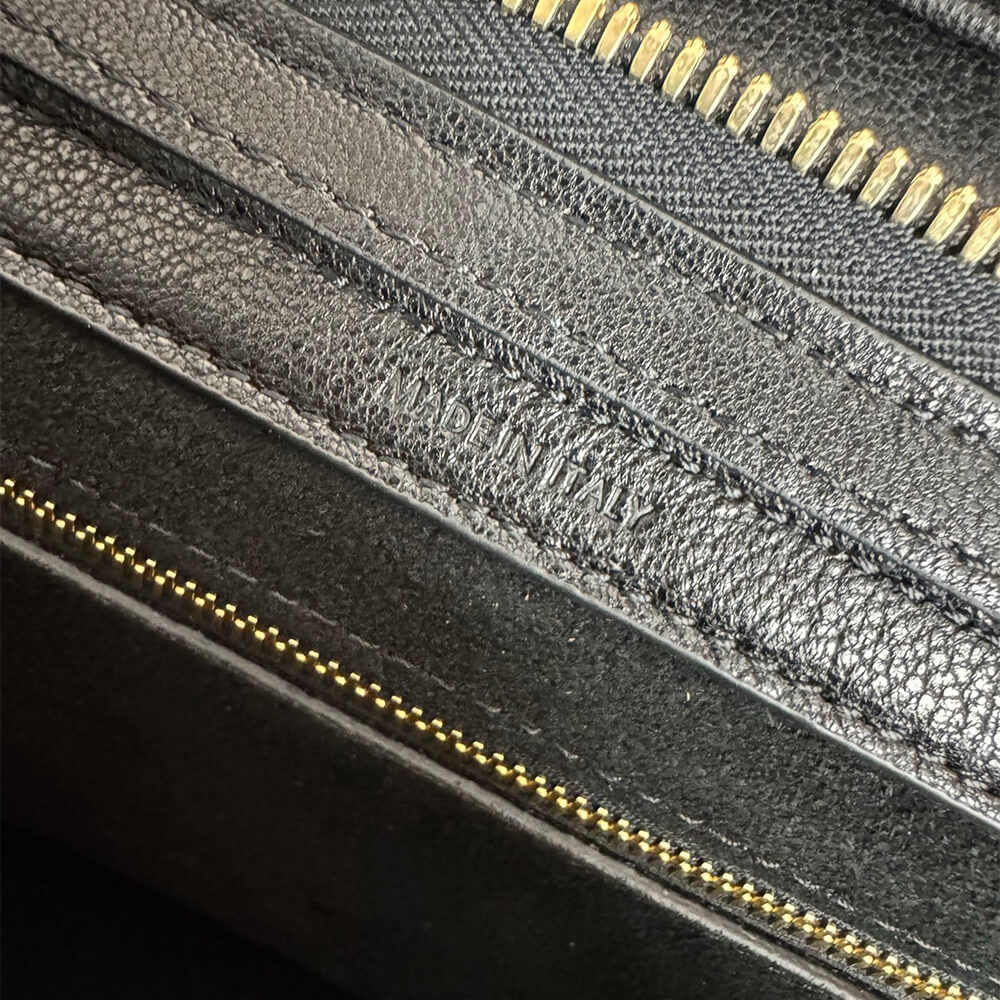 CELINE SMALL NEW LUGGAGE IN SUPPLE SHINY LAMBSKIN(HIGH-END GRADE)