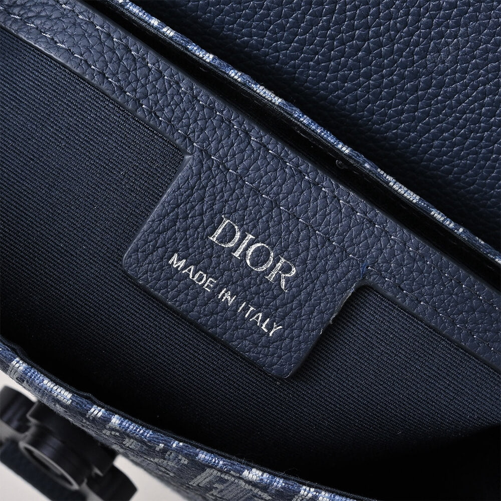 Dior Mini Saddle Messenger Bag with Flap