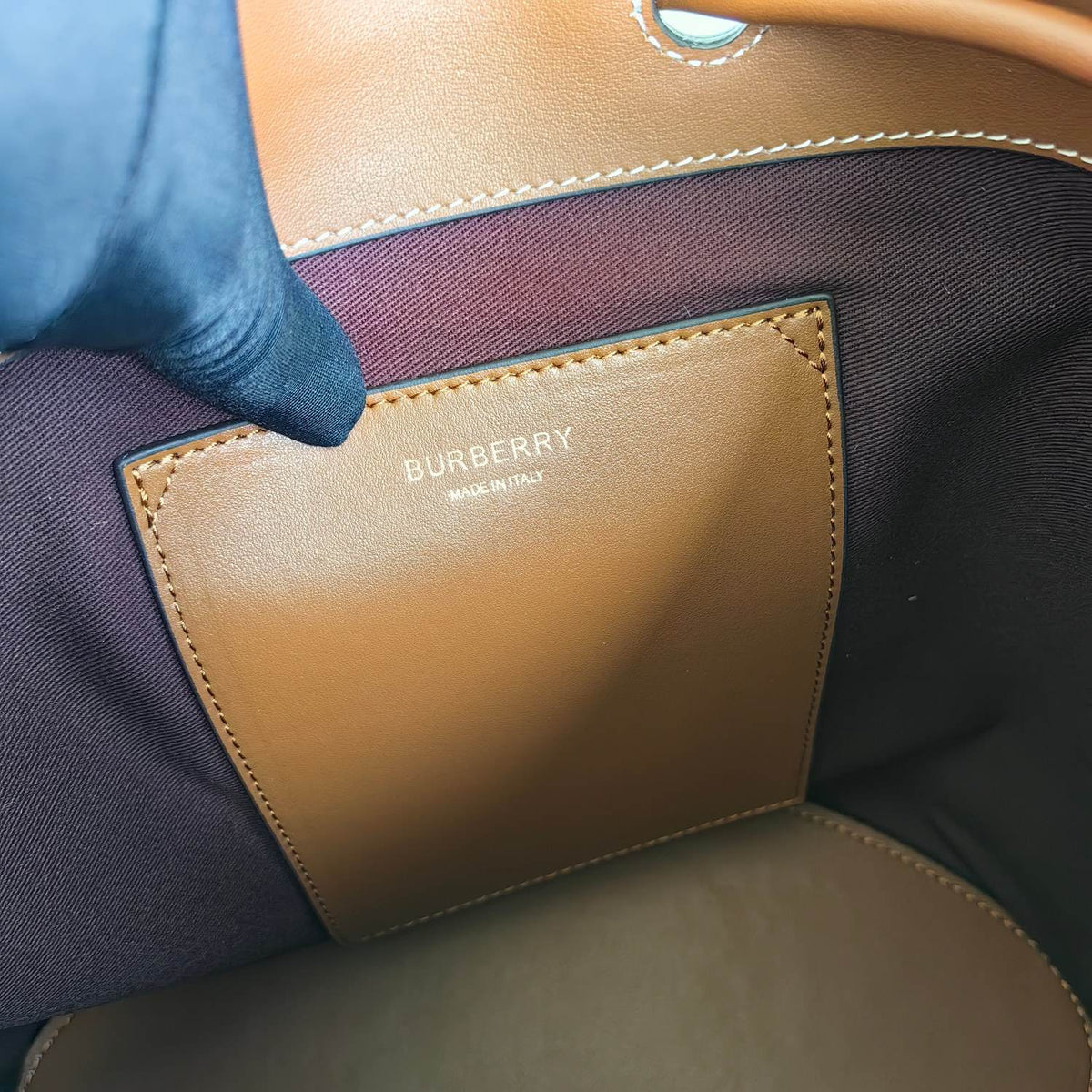 Burberry Small Check Bucket