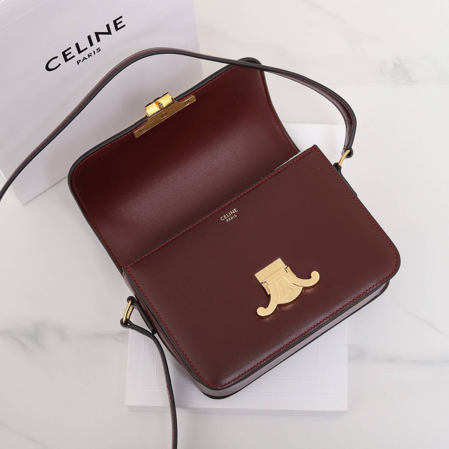 CELINE TEEN TRIOMPHE handbag(HIGH-END GRADE)