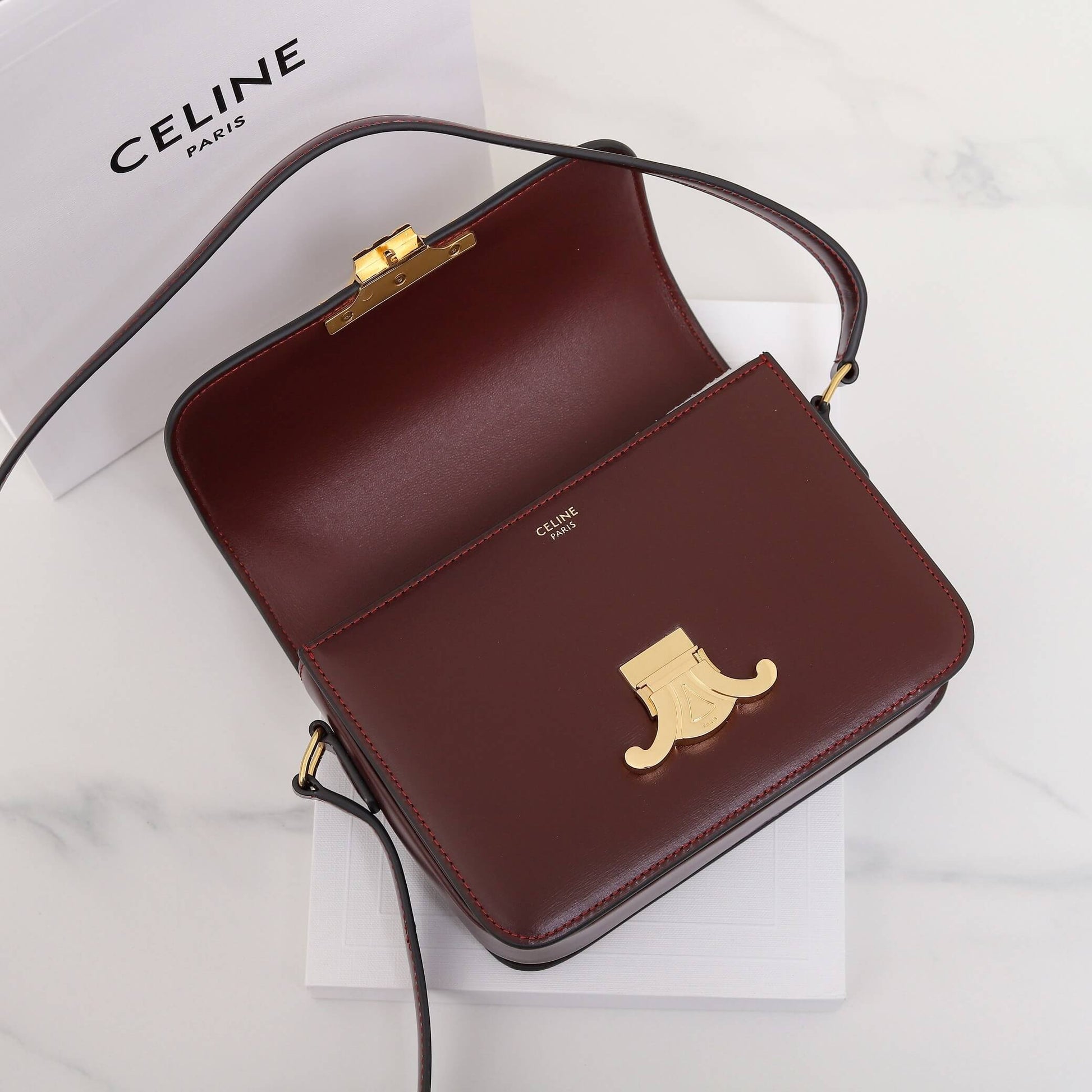 CELINE TEEN TRIOMPHE handbag(HIGH-END GRADE)