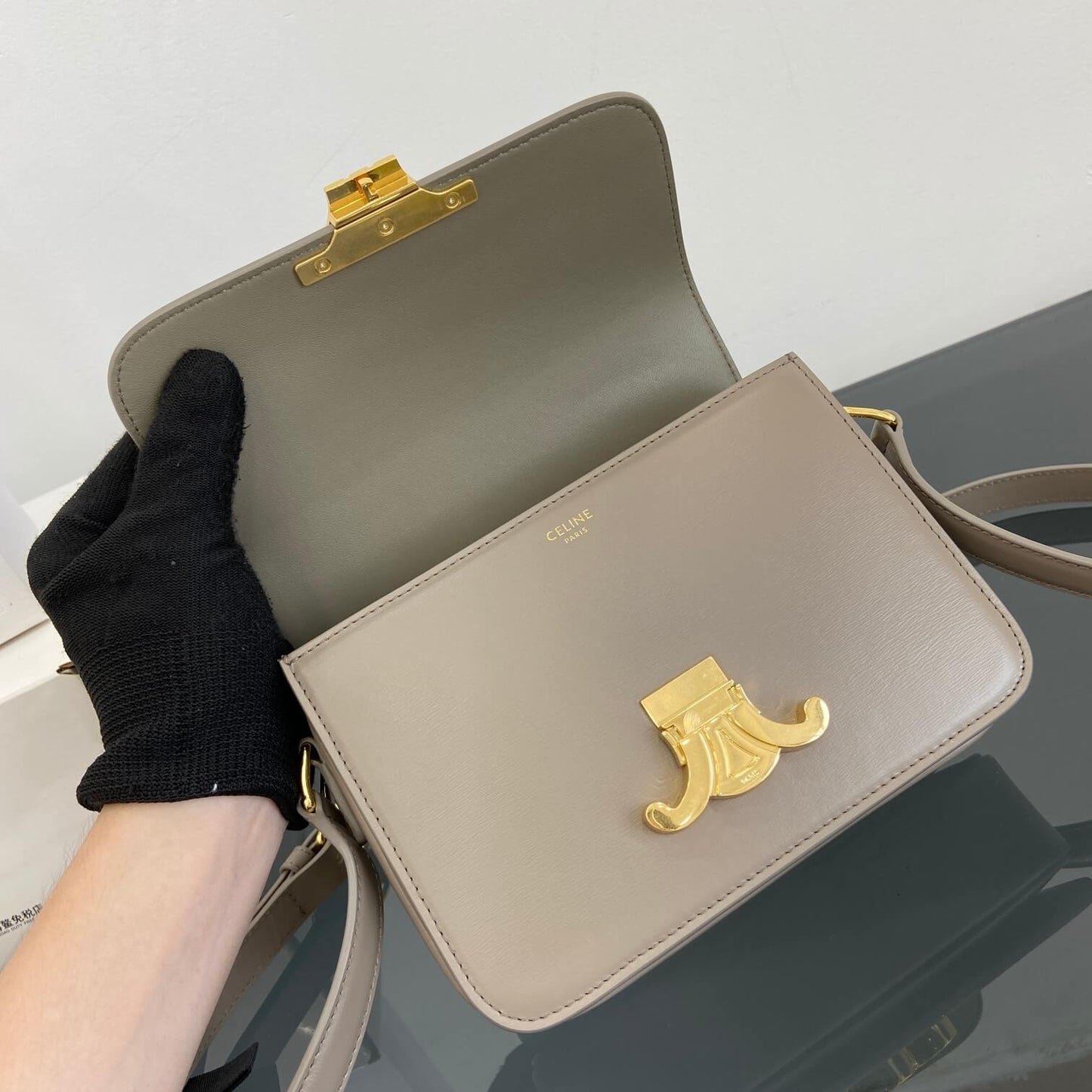 CELINE TEEN TRIOMPHE handbag(HIGH-END GRADE)