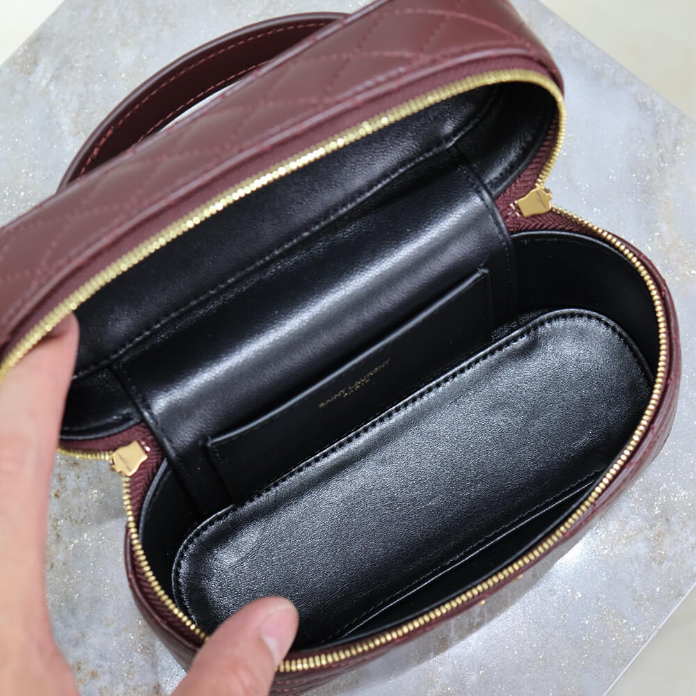 YSL GABY lambskin cosmetic bag