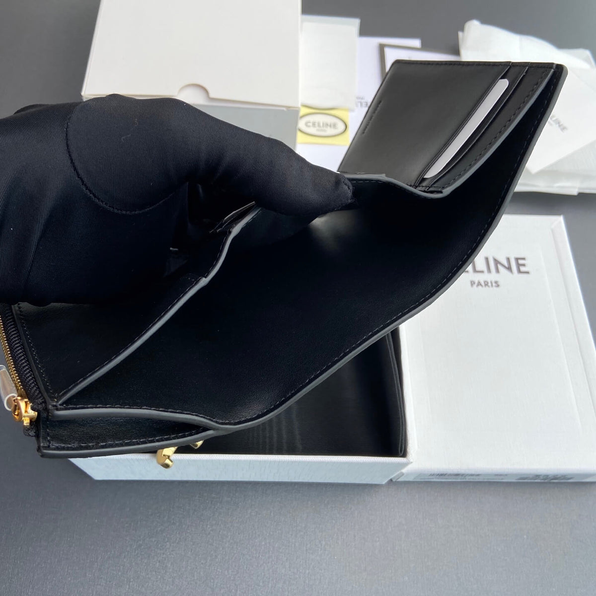 Celine Nino Slim Strap Wallet