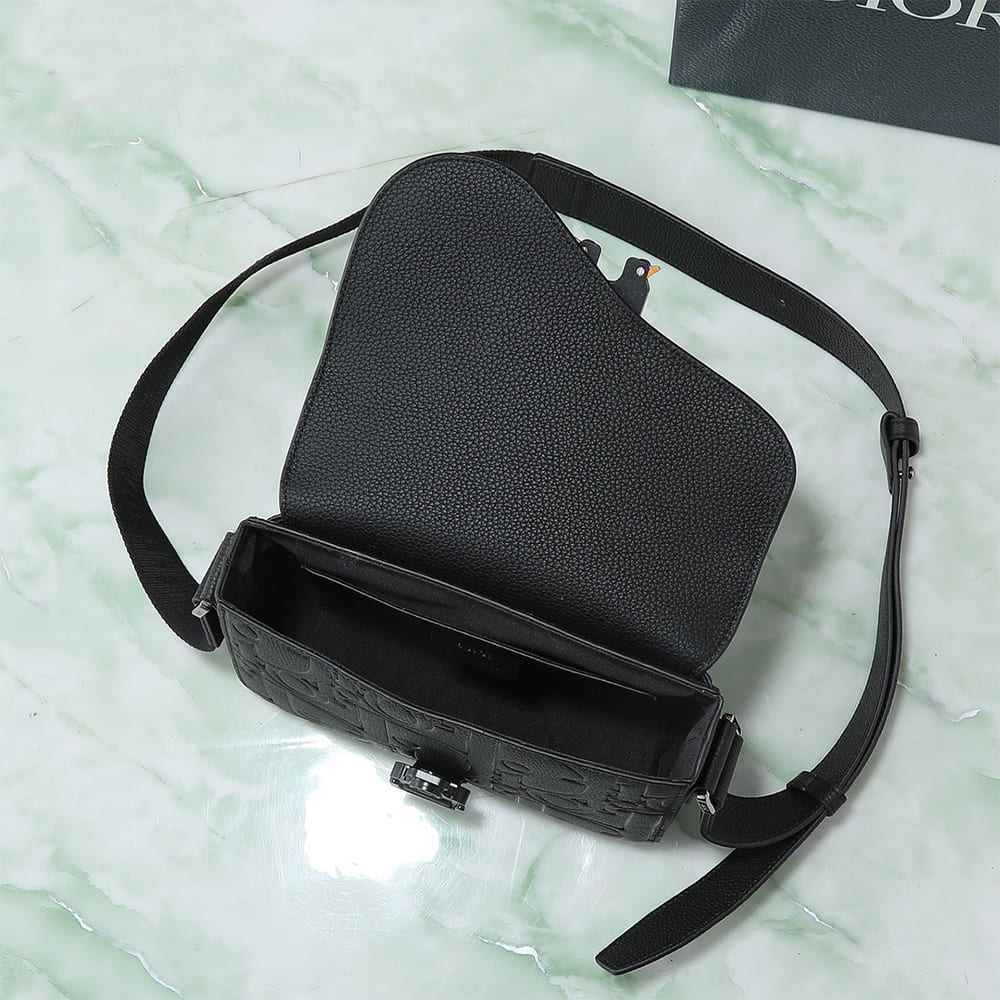 Dior Small Saddle Messenger Bag with Flap