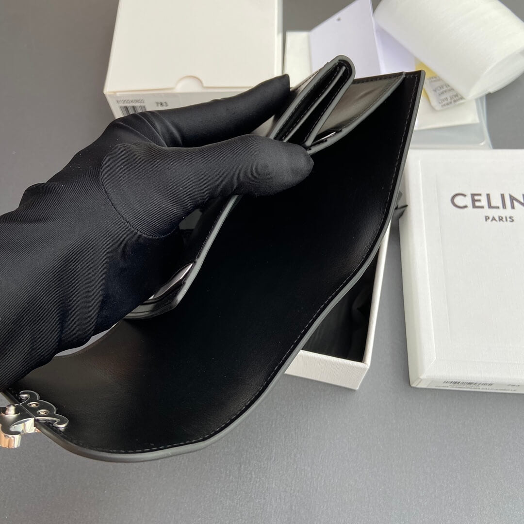 Celine Small Flap Wallet Triomphe
