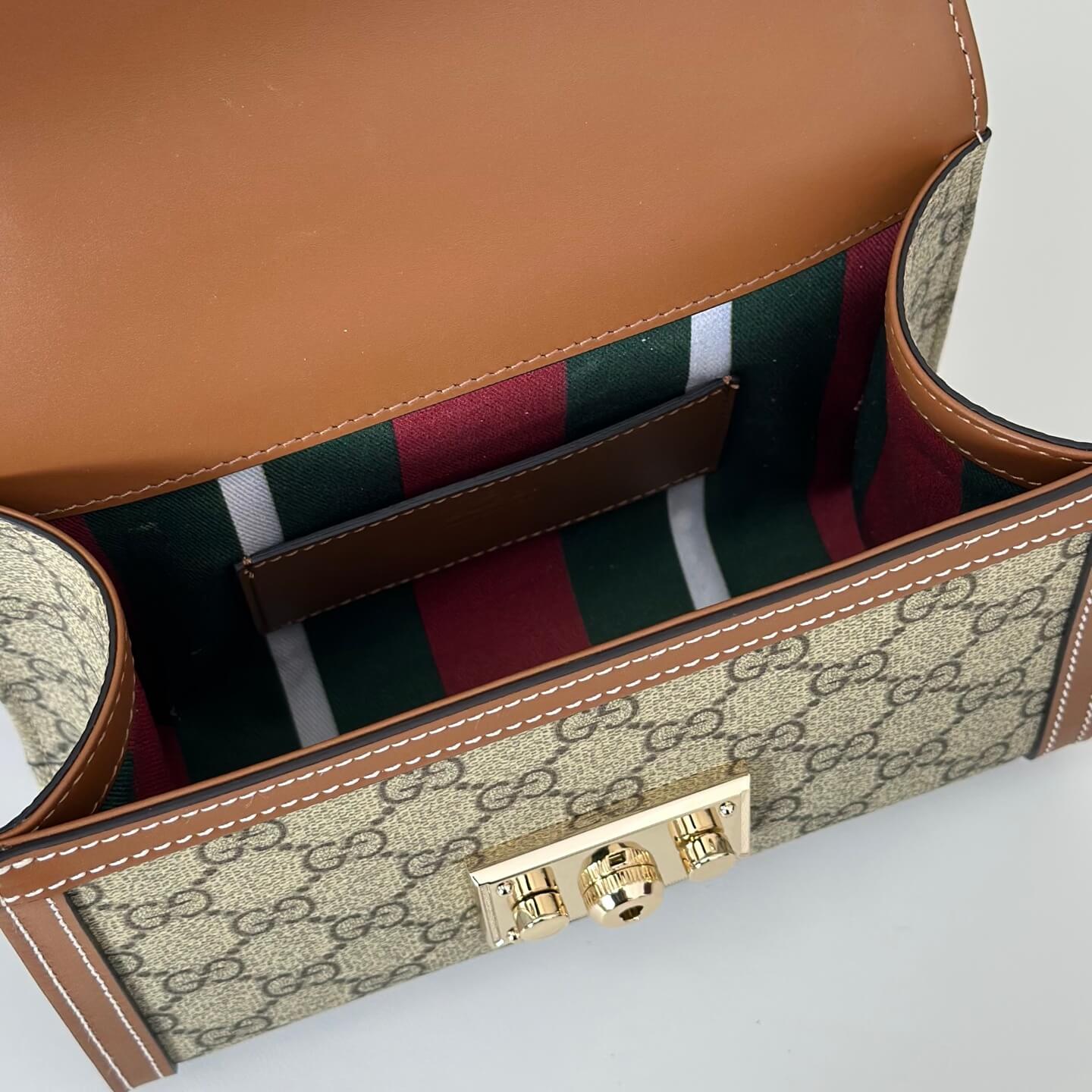 GG Padlock small top handle bag