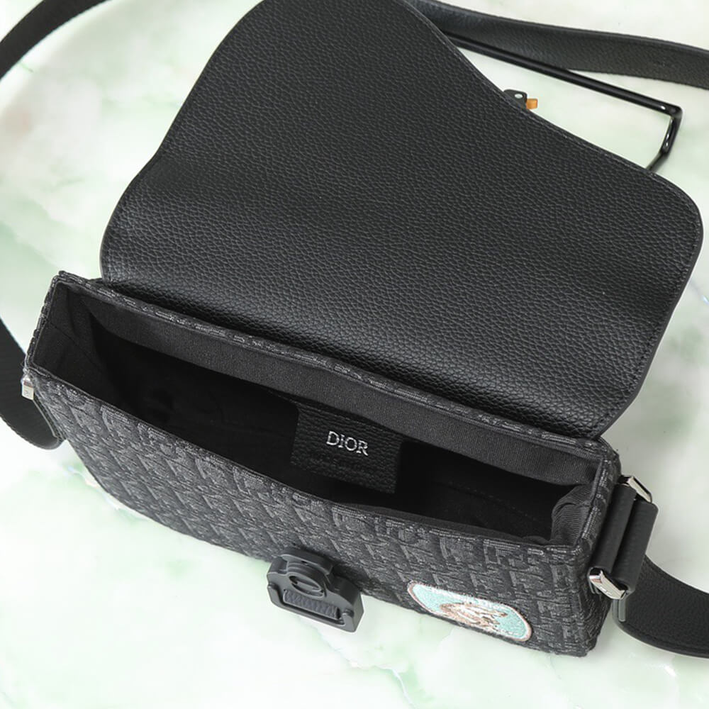 Dior Small Saddle Messenger Bag with Flap
