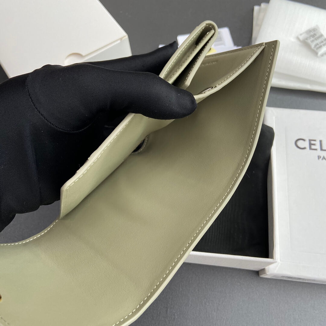 Celine Small Flap Wallet Triomphe