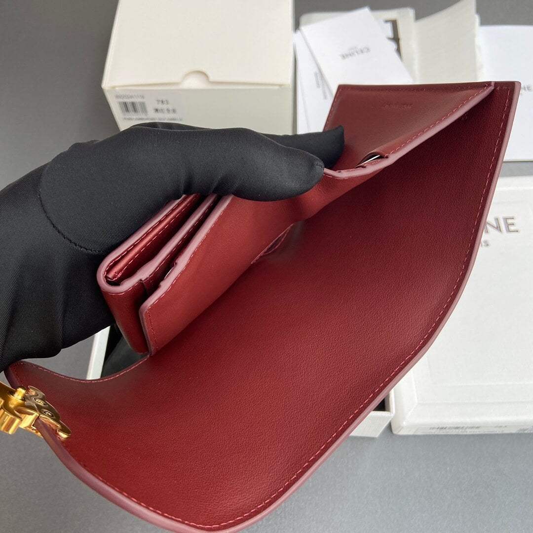 Celine Small Flap Wallet Triomphe
