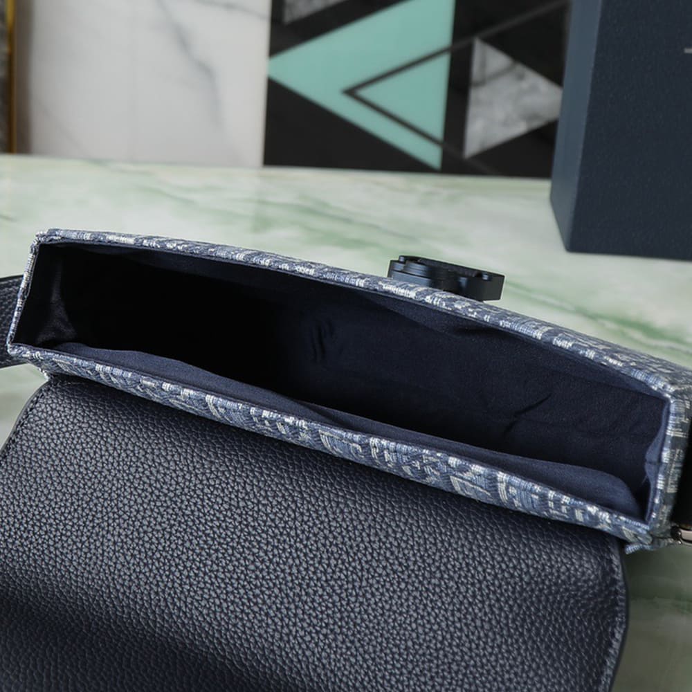 Dior Small Saddle Messenger Bag with Flap