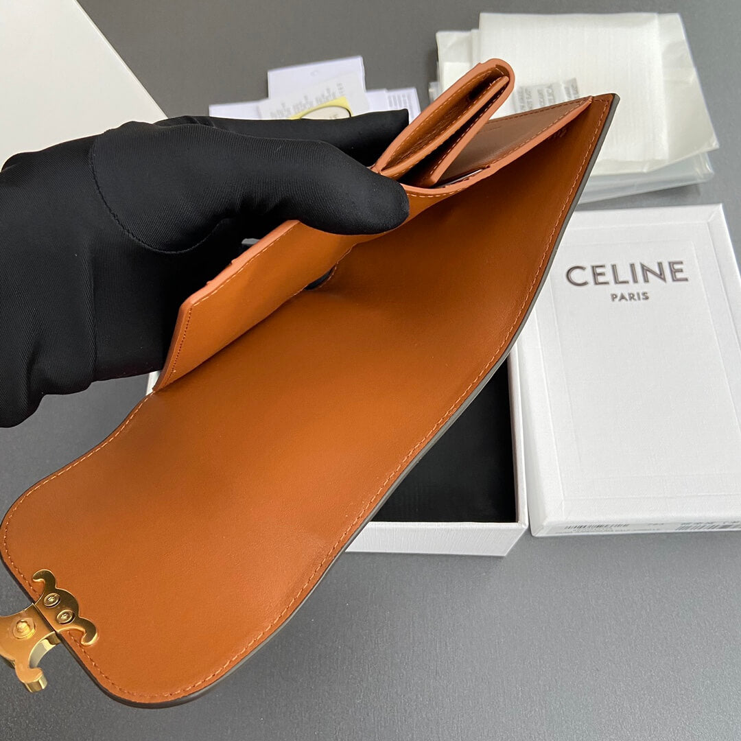 Celine Small Flap Wallet Triomphe